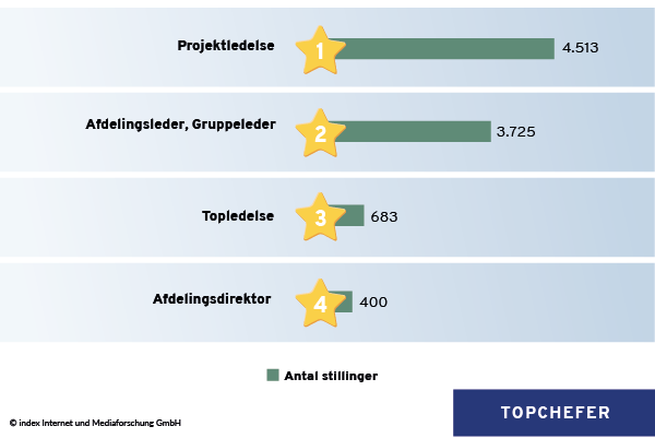 efterspørgslen efter ledere i januar