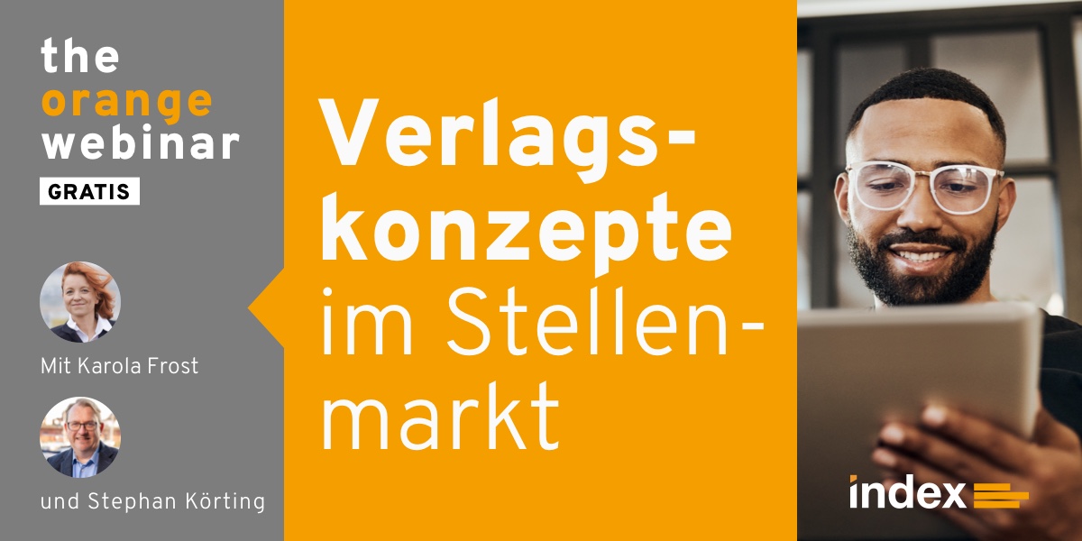Webinar Verlagskonzepte im Stellenmarkt von Karola Frost und Stephan Körting